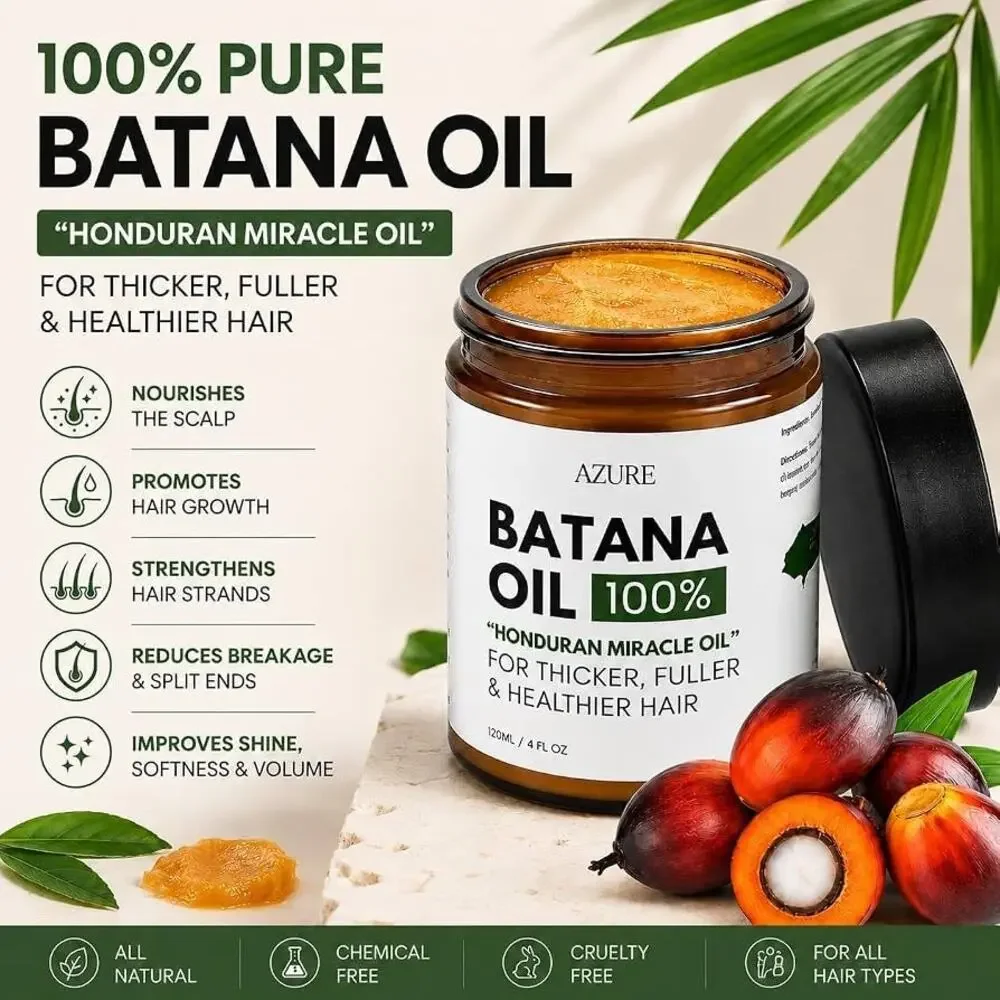 AZURE Batana Oil Paste for Hair Growth, 100% Pure Batana Paste
